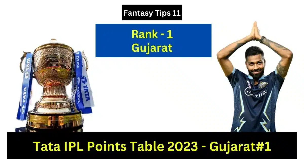 Tata IPL Points Table 2023