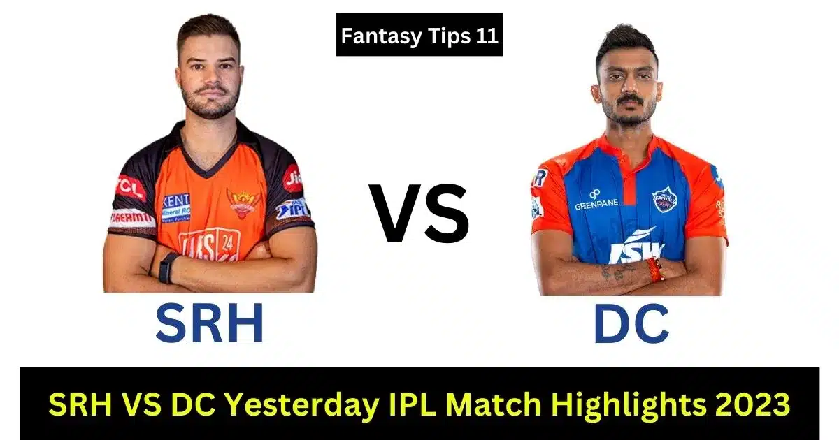 Yesterday IPL Match Highlights
