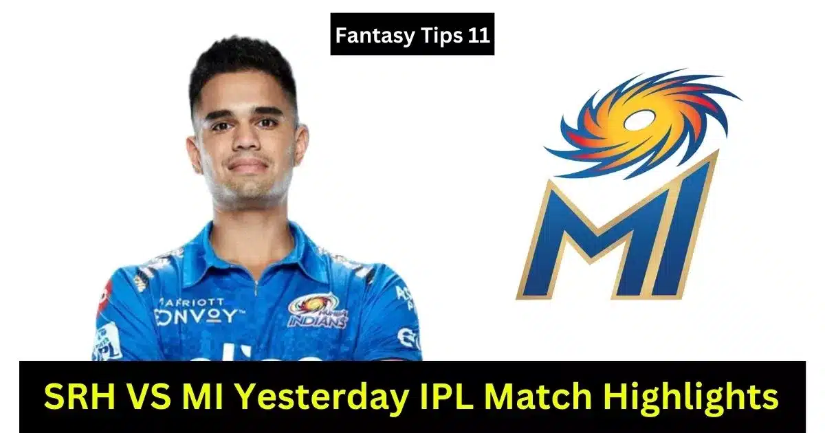 Yesterday IPL Match Highlights
