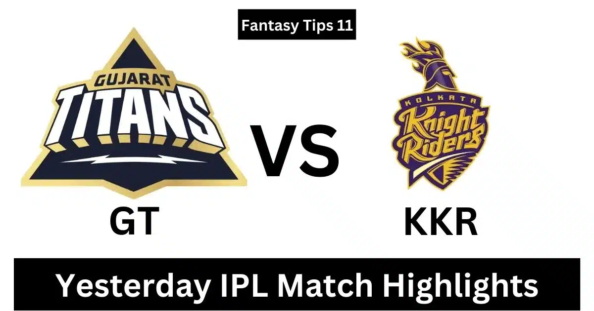 Yesterday IPL Match Highlights