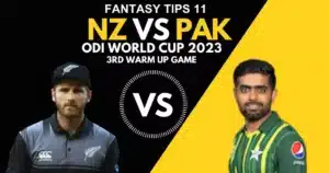 NZ vs PAK Dream11 Prediction Today Match