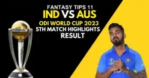 India vs Australia Yesterday Match Highlights