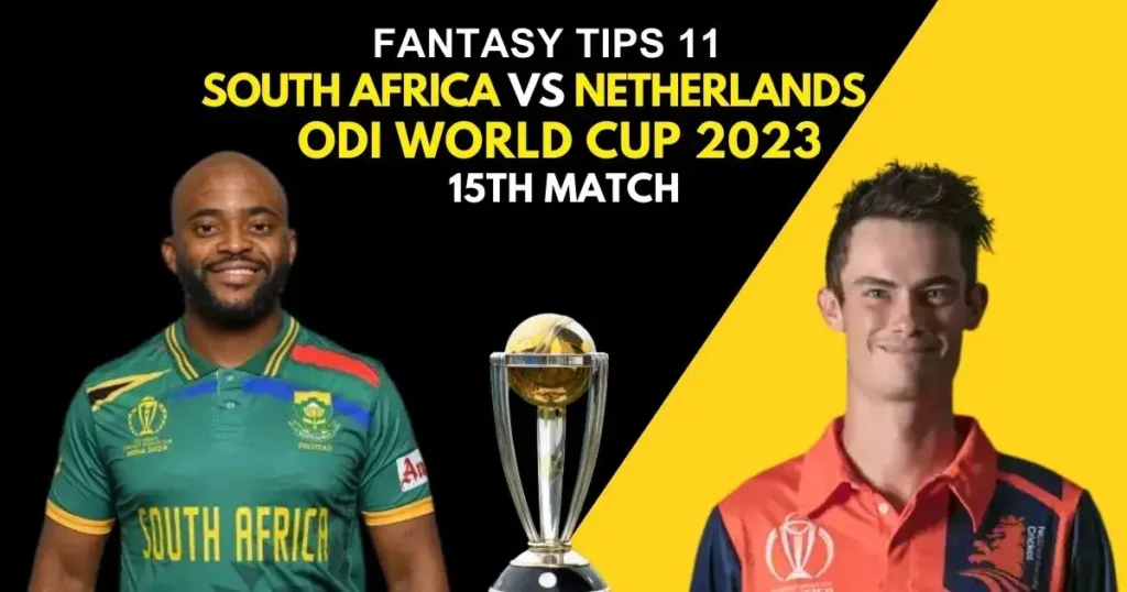 South Africa vs Netherlands Dream11 Team Today