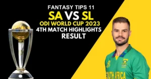 South Africa vs Sri Lanka Match Result
