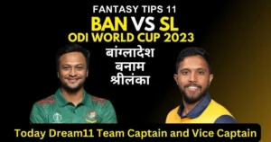 Bangladesh vs Sri Lanka Today Dream11 Team