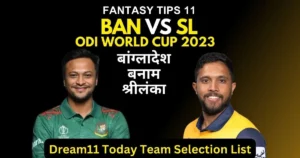 Bangladesh vs Sri Lanka Dream11 Today