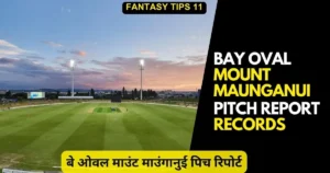 Bay Oval Pitch Report