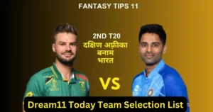 South Africa vs India Dream11
