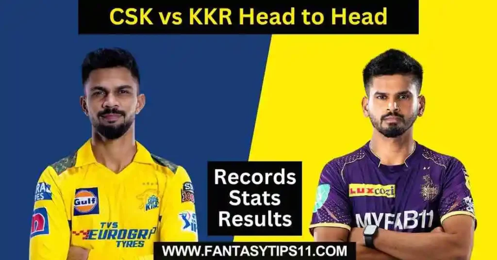 CSK vs KKR Head to Head