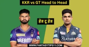 KKR vs GT Head to Head