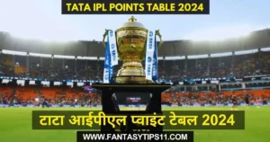 Tata IPL Points Table 2024