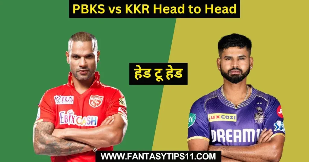 PBKS vs KKR Head to Head