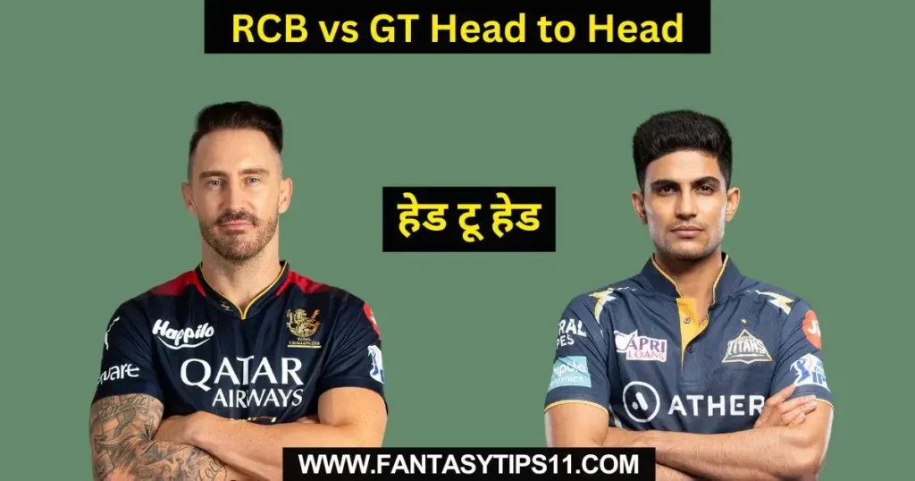 RCB vs GT Head to Head